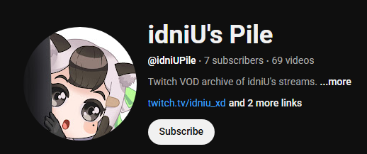 idniU_VT's tweet photo. 69 vids hehe nicee. Oh, I do have a VOD channel btw, where all our shenenigans are stored ^^ https://t.co/DH1tf1Bv7G