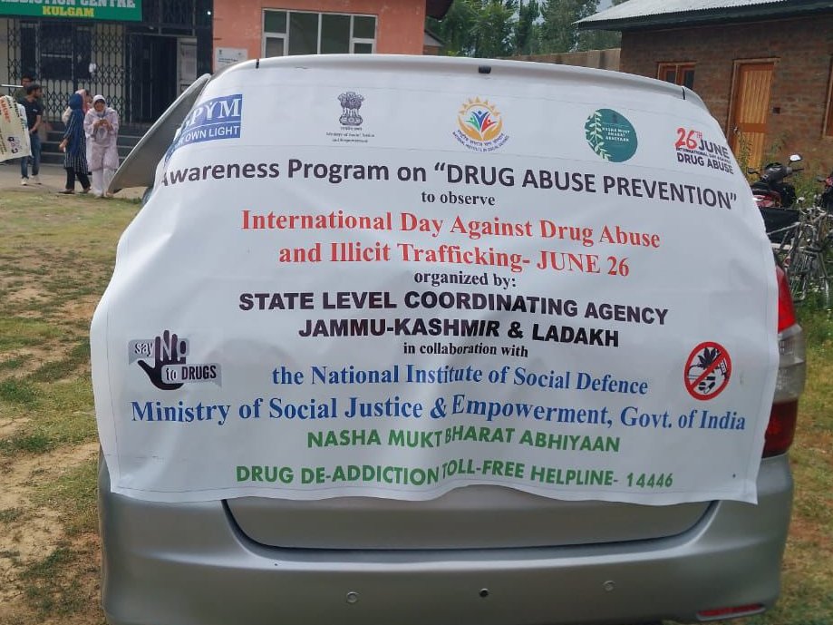 JKSPYM_NGO (@jkslca) on Twitter photo SLCA of Jammu-Kashmir & Ladakh organized Awareness Rally in Kulgam Kashmir to observe IDADAIT- June 26, 2025. Around 100 students, staff, volunteers participated in the event <a href="/MSJEGOI/">Ministry of Social Justice & Empowerment, GOI</a> <a href="/NMBA_MSJE/">Nasha Mukt Bharat Abhiyaan</a> <a href="/NISD_India/">National Institute of Social Defence (NISD)</a> <a href="/diprjk/">Information & PR, J&K</a> <a href="/DioKulgam/">Information and PR Kulgam</a> <a href="/DcKulgam/">Deputy Commissioner Kulgam.</a> SLCA of Jammu-Kashmir & Ladakh organized Awareness Rally in Kulgam Kashmir to observe IDADAIT- June 26, 2025. Around 100 students, staff, volunteers participated in the event <a href="/MSJEGOI/">Ministry of Social Justice & Empowerment, GOI</a> <a href="/NMBA_MSJE/">Nasha Mukt Bharat Abhiyaan</a> <a href="/NISD_India/">National Institute of Social Defence (NISD)</a> <a href="/diprjk/">Information & PR, J&K</a> <a href="/DioKulgam/">Information and PR Kulgam</a> <a href="/DcKulgam/">Deputy Commissioner Kulgam.</a>