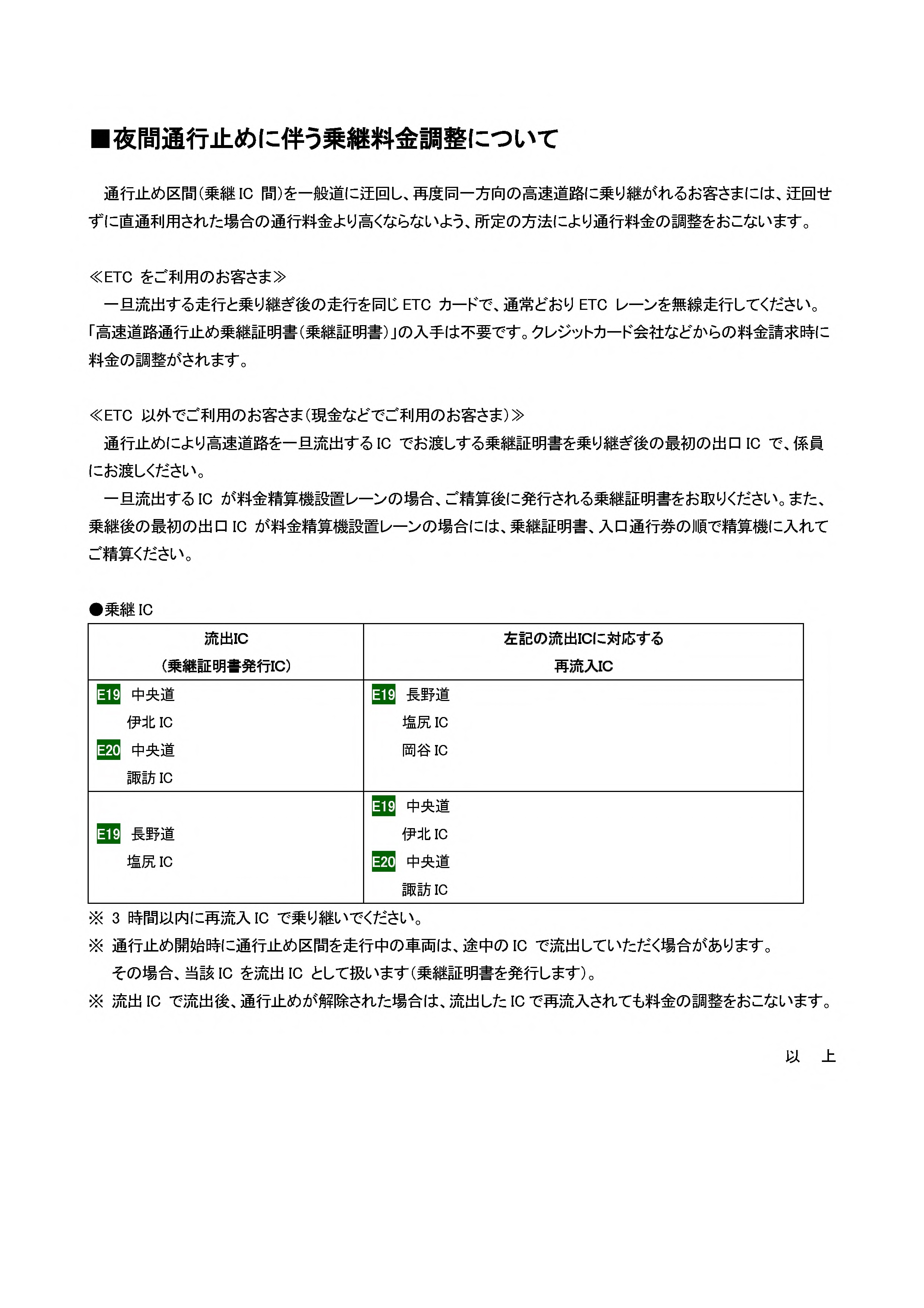 NEXCO中日本 八王子支社 on X: 