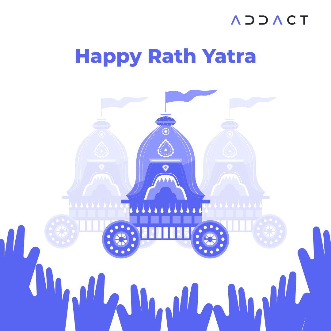 Wishing everyone a joyful and blessed Rath Yatra! May the chariot of Lord Jagannath guide us all towards harmony, happiness, and success. Let’s embrace this festival of devotion and togetherness. #RathYatra #FestiveSpirit #DivineBlessings #AddactCelebrates #JoyAndFaith
