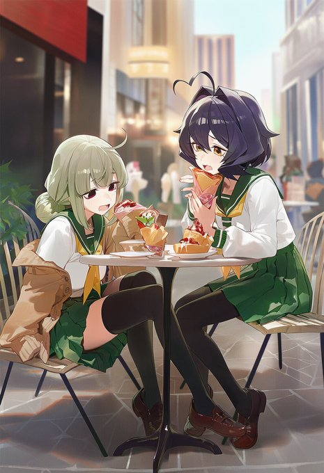 Araga Kiwi &amp; Hiiragi Utena / 阿良河 キウィ と 柊 うてな
Support site updated daily / 支援サイトも日々更新
#魔法少女にあこがれて #mahoako 