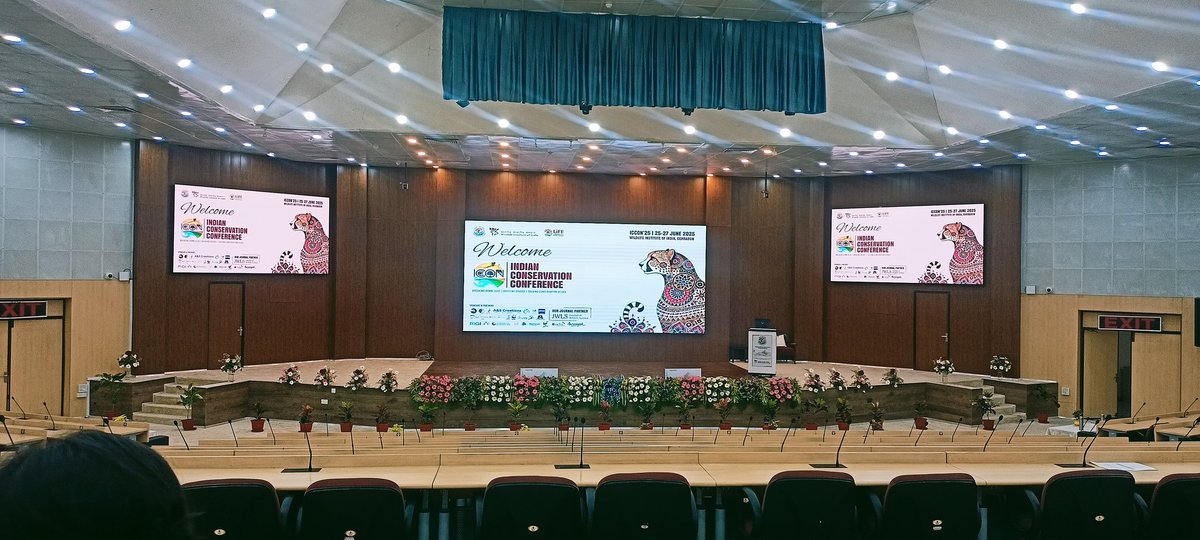 Asu32004459's tweet photo. ICCON 2025 IN DEHRADUN 
@iccon_india @wii_india 
#Indianconservationconference2025 starts on WWI at the Wildlife Institute of India in Dehradun, Uttarakhand. https://t.co/fESe7dtTd4