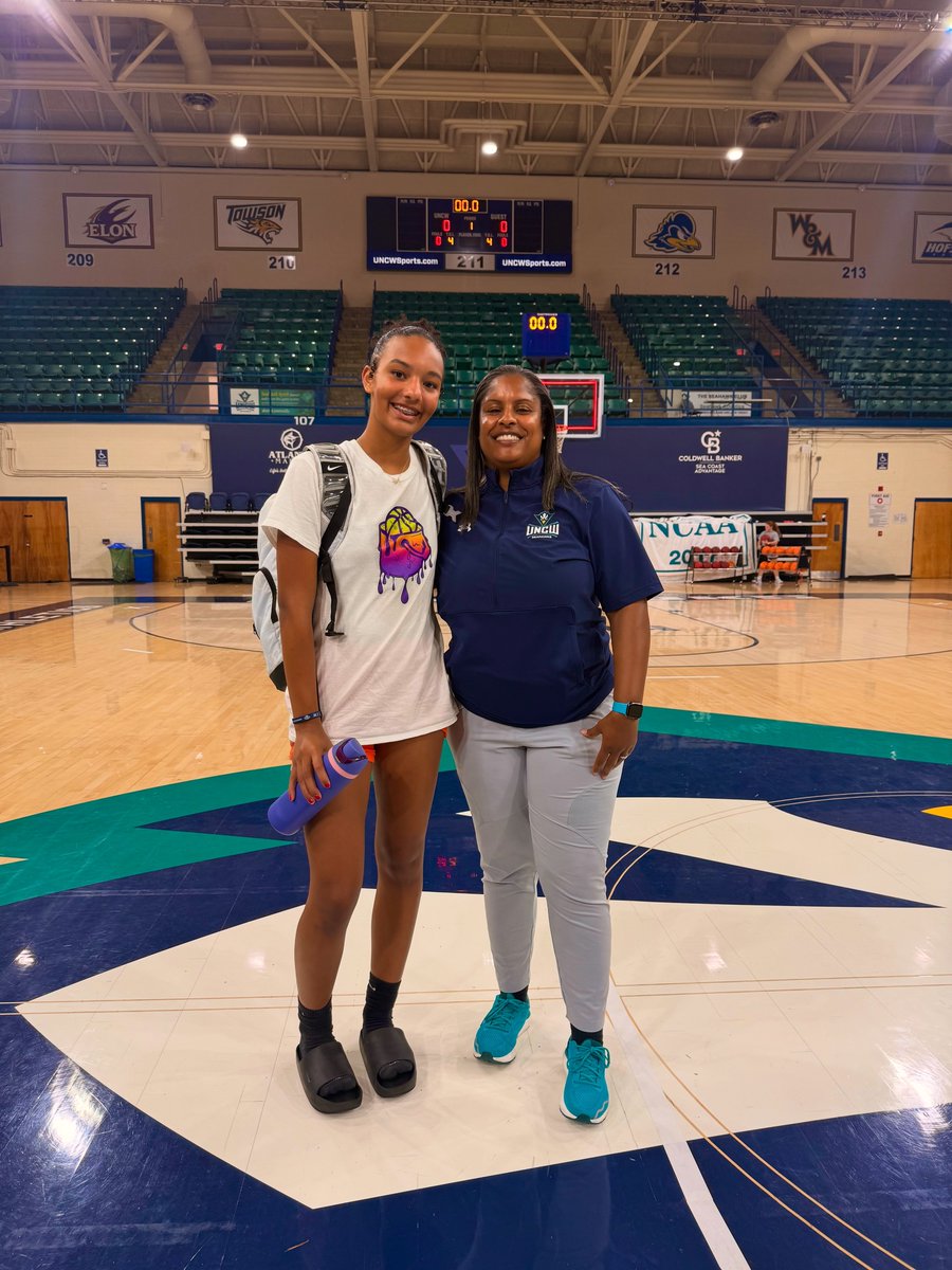 Gloriann (@gloriannpratt) on Twitter photo Had the BEST time at the UNCW elite camp! So much great talent and such an amazing atmosphere to play in!! Always gonna get hyped up and feel some great energy with the WBB staff and players! Camp was such an amazing experience!! <a href="/uncwwbb/">UNCW Women's Basketball</a> Had the BEST time at the UNCW elite camp! So much great talent and such an amazing atmosphere to play in!! Always gonna get hyped up and feel some great energy with the WBB staff and players! Camp was such an amazing experience!! <a href="/uncwwbb/">UNCW Women's Basketball</a>