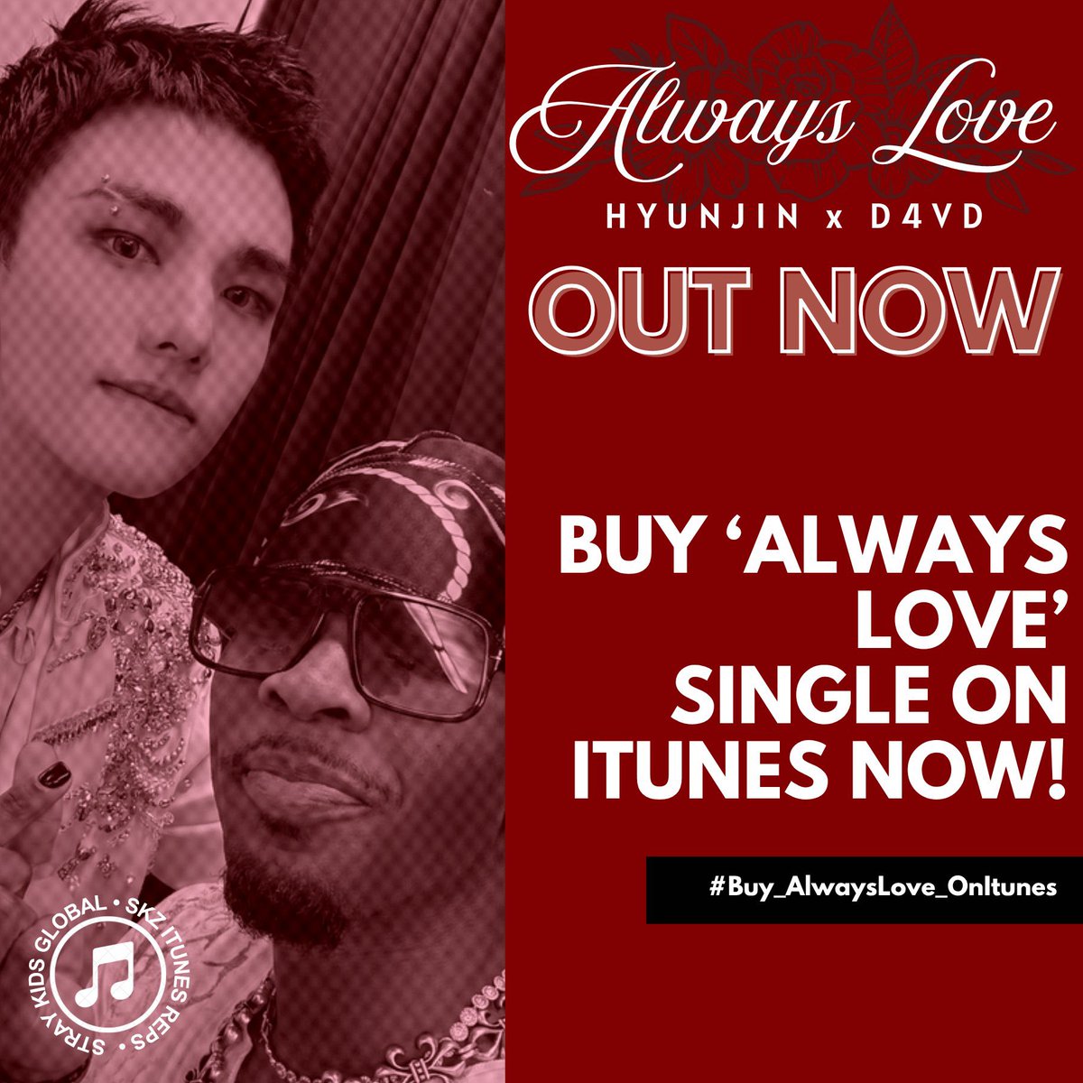 Stray Kids Chart Data (@skzchartdata) on Twitter photo π£ iTUNES MASS DL STARTED!
STAY, Buy "Always Love" on iTunes NOW!
β
Buy #AlwaysLoveHYUNJIN
β
Buy again with different Apple ID
GOAL: Top 10 in 15 regions
Use #Buy_AlwaysLove_OniTunes
π± Reply/quote screenshots!
<a href="/Stray_Kids/">Stray Kids</a> #StrayKids #Hyunjin π£ iTUNES MASS DL STARTED!
STAY, Buy "Always Love" on iTunes NOW!
β
Buy #AlwaysLoveHYUNJIN
β
Buy again with different Apple ID
GOAL: Top 10 in 15 regions
Use #Buy_AlwaysLove_OniTunes
π± Reply/quote screenshots!
<a href="/Stray_Kids/">Stray Kids</a> #StrayKids #Hyunjin