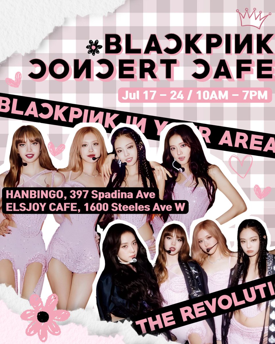 HANBINGOkpop's tweet image. 🖤#BLACKPINK CONCERT CAFE💕
#BLINK! OUR K-POP QUEENS ARE BACK 👀❗❗
🗓July 17 - 24 / 10AM - 7PM
🥤HANBINGO & ELSJOY CAFE
🖤Cup Sleeve + Photocard
💕Lucky Draw
#DEADLINE #YG
#JISOO #JENNIE #LISA #ROSÉ
#BLACKPINK_WORLDTOUR
#BLACKPINKINYOURAREA
#블랙핑크 #지수 #제니 #리사 #로제