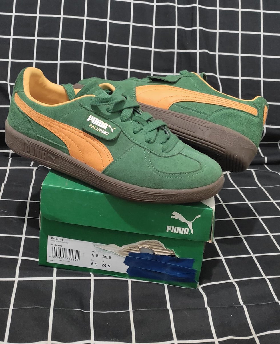 adidas sold, tinggal puma palermo nih sz 38,5 used masih bagus juga ya bantu retweet hehe✨