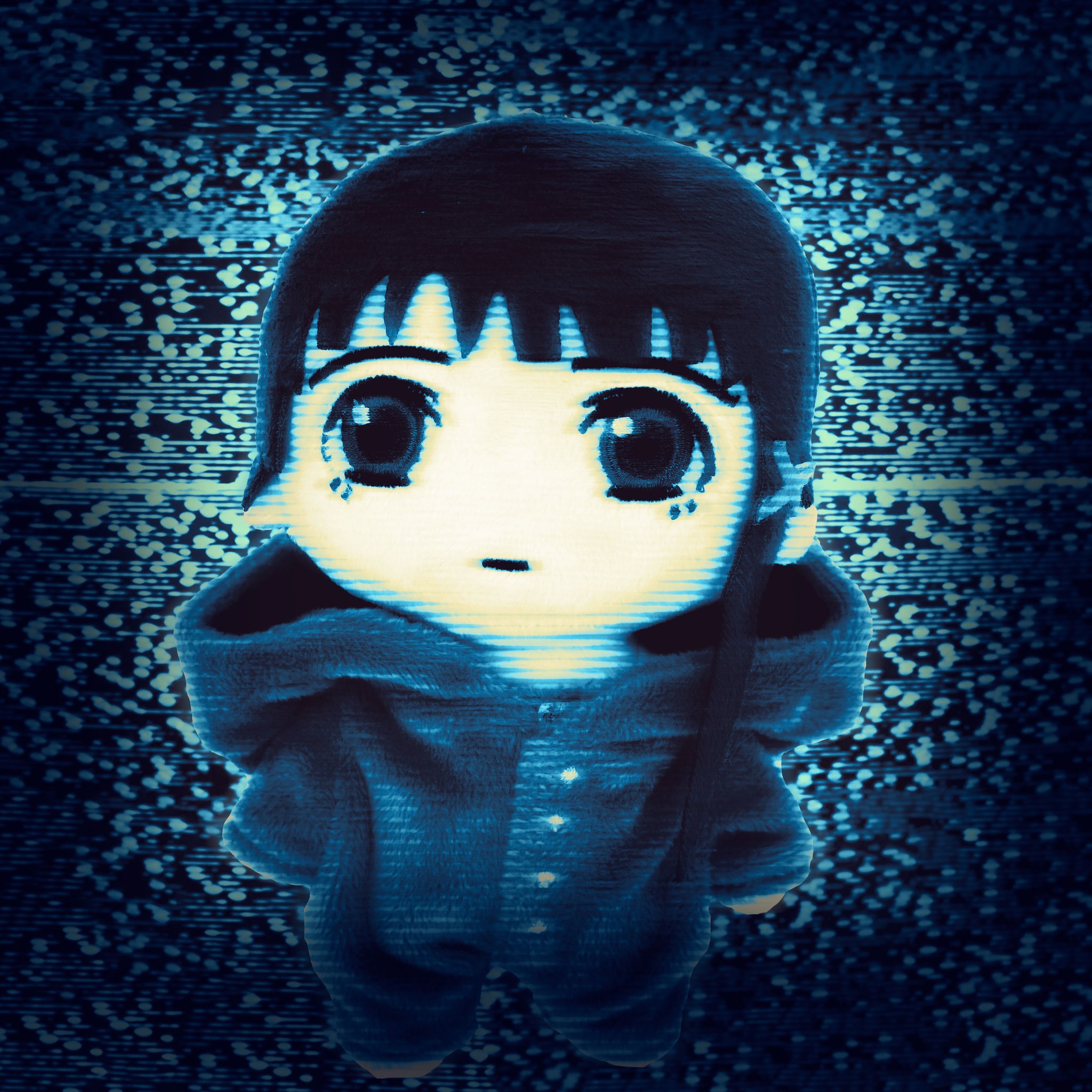 岩倉玲音　messa store ちびぬい　マスコット着せ替えぬいぐるみ serial experiments lain × messa store】岩倉玲音 着せ替