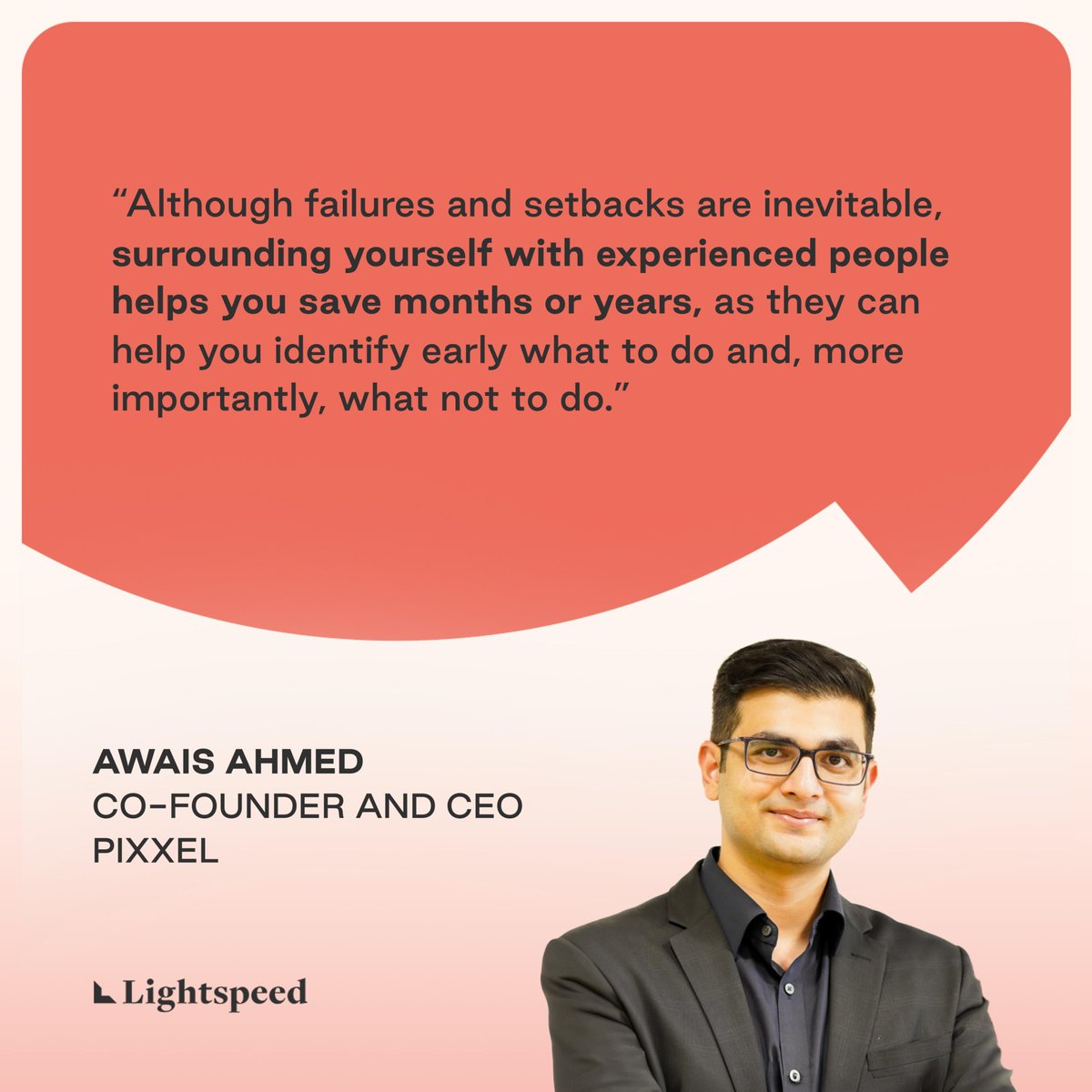 Space tech is still in its early phase, and building for it demands long-term vision and patience. <a href="/awaisahmedna/">Awais Ahmed</a>, Co-founder &amp; CEO of <a href="/PixxelSpace/">Pixxel</a>, emphasizes that in industries where the payoff lies decades ahead, it is valuable to learn fast from those who have already walked
