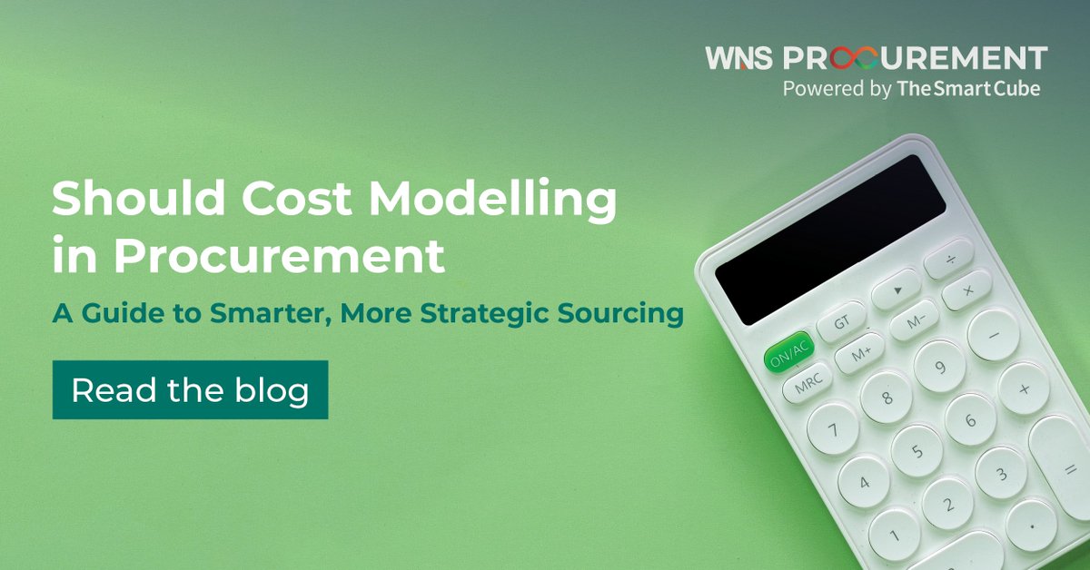 WNS Procurement (@wnsprocurement) on Twitter photo ๐๐๐ฒ๐ฟ ๐๐ผ๐ป๐ฑ๐ฒ๐ฟ๐ฒ๐ฑ ๐๐ต๐ฎ๐ ๐๐ผ๐ ๐๐ต๐ผ๐๐น๐ฑ ๐ฏ๐ฒ ๐ฝ๐ฎ๐๐ถ๐ป๐ด ๐๐ผ๐๐ฟ ๐๐๐ฝ๐ฝ๐น๐ถ๐ฒ๐ฟ๐? Unlock true #costinsights, drive strategic sourcing, and boost supplier transparency โ discover the power of #Should-Cost Modelling in #procurement- lnkd.in/gMUgXcaN ๐๐๐ฒ๐ฟ ๐๐ผ๐ป๐ฑ๐ฒ๐ฟ๐ฒ๐ฑ ๐๐ต๐ฎ๐ ๐๐ผ๐ ๐๐ต๐ผ๐๐น๐ฑ ๐ฏ๐ฒ ๐ฝ๐ฎ๐๐ถ๐ป๐ด ๐๐ผ๐๐ฟ ๐๐๐ฝ๐ฝ๐น๐ถ๐ฒ๐ฟ๐? Unlock true #costinsights, drive strategic sourcing, and boost supplier transparency โ discover the power of #Should-Cost Modelling in #procurement- lnkd.in/gMUgXcaN