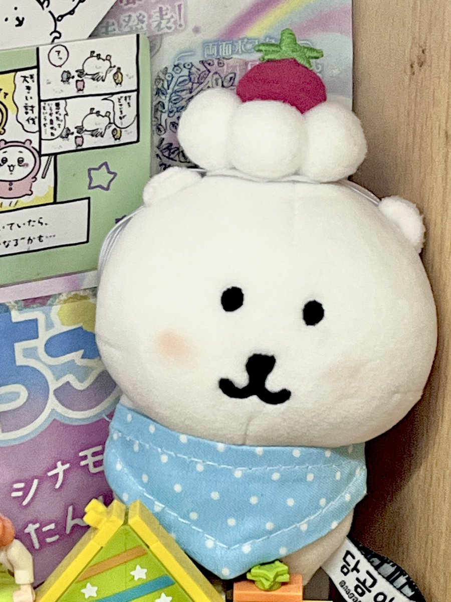 之前买的苹果头套把我宝的头染色了。