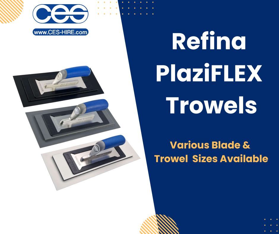 Upgrade Your Plastering Work with the PLAZIFLEX Foam-Backed Flexiback Skimming Trowels from Refina! New in stock at CES-various blade &amp; trowel sizes available.

Exceptional finish, minimal effort ✔️

hubs.ly/Q03qCTW00