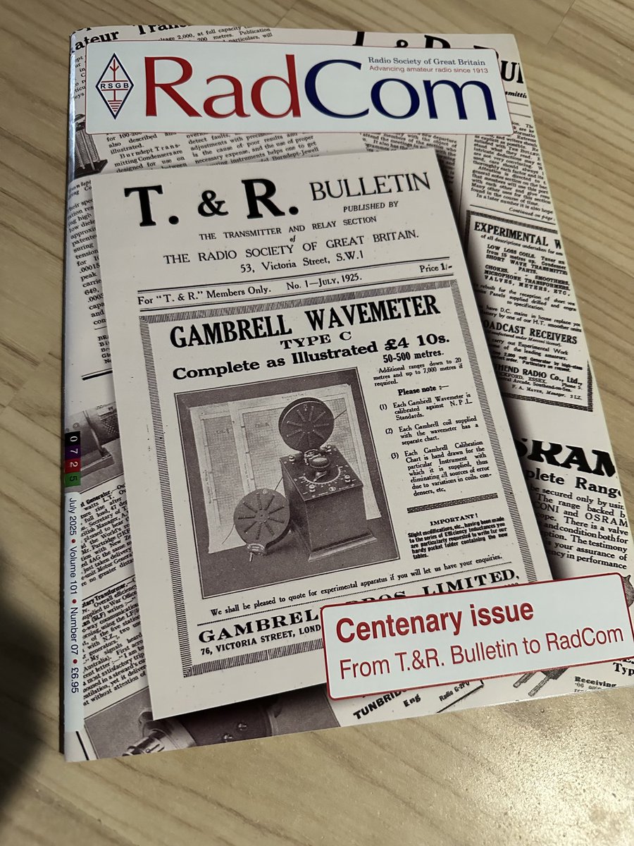 my article on the #PDSDR is featured in this months edition of #RSGB #RadCom mag 😀🥳 #hamradio #sdr