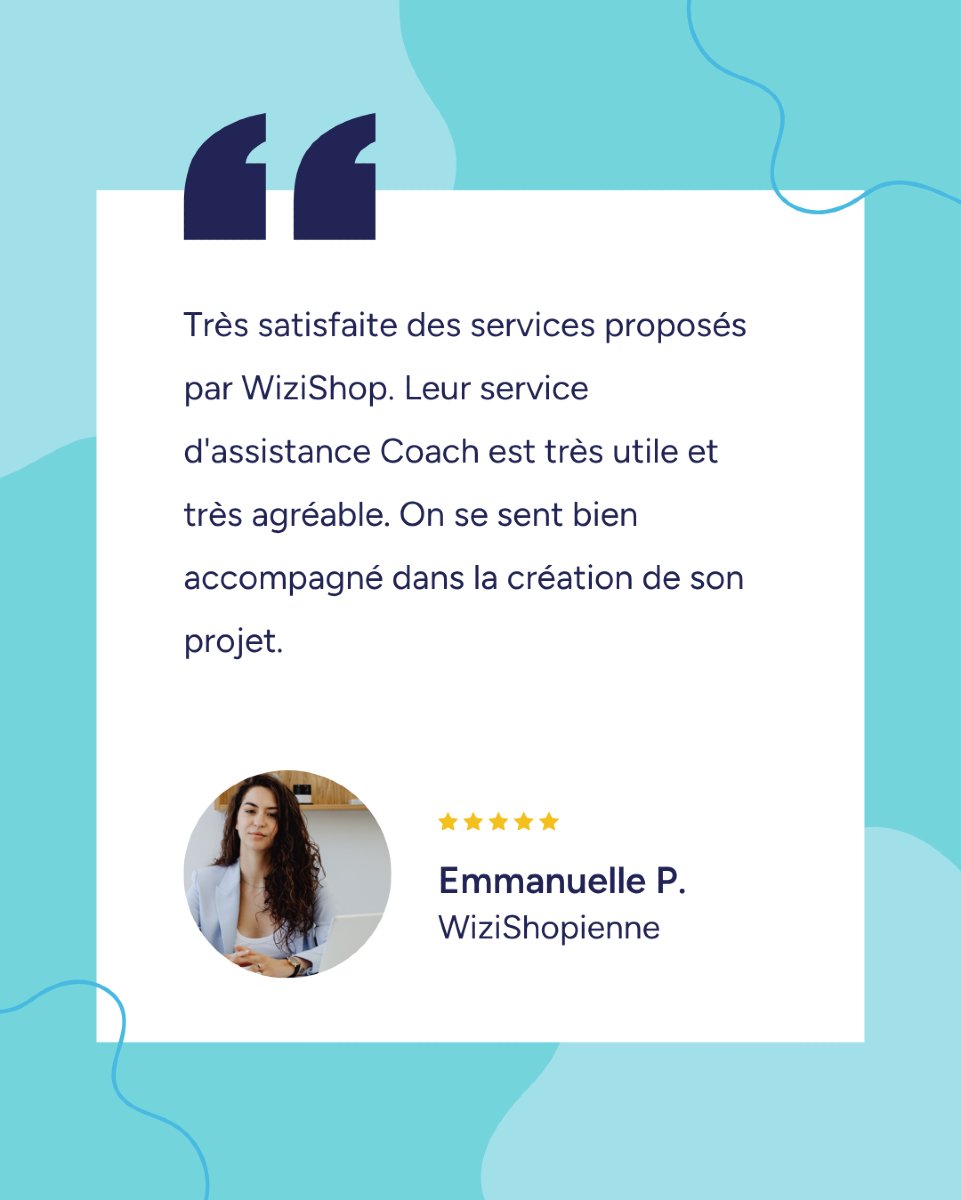 Merci à tous nos e-commerçants pour leur confiance chaque jour 🙏

Vous aussi, n'hésitez pas à nous laisser un avis et partager votre retour d'expérience sur WiziShop 🫶