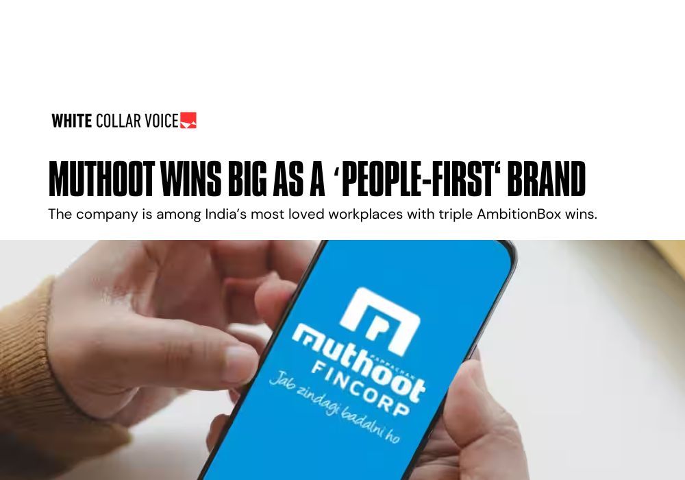 wcvnews's tweet image. Muthoot FinCorp wins big at AmbitionBox Awards 2025, sweeping three top employee-rated honours for its inclusive, people-first workplace.

Read the full story: buff.ly/cDrHtSP

(Source: The Wire)

#GreatPlaceToWork #PeopleFirst #EmployeeAwards #MuthootFincorp #WorkCulture