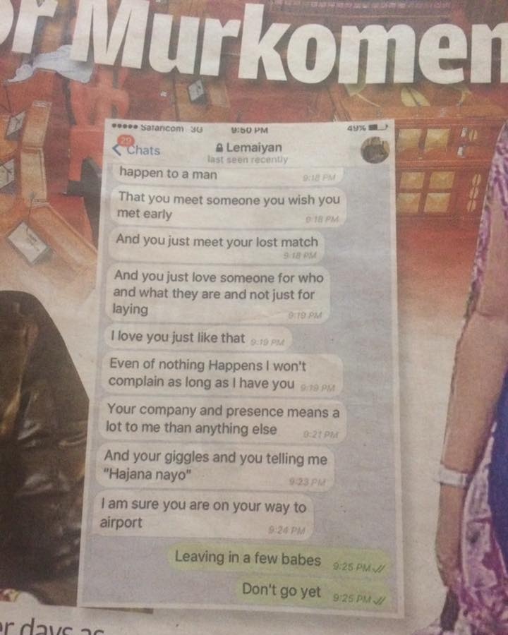 droid254's tweet photo. Remember Murkomen sexting some female MP "Hajana nayo" 😂😂😂😂😂😂😂 https://t.co/DqMam5UMNj