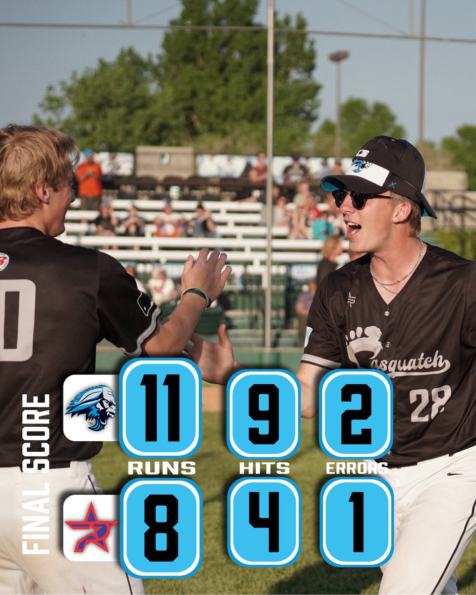 sprfshsasquatch's tweet photo. SASQUATCH WIN! 👣⚾️🌲🏆
#GOSQUATCH #OUTTASIGHT https://t.co/FPRa74yS21