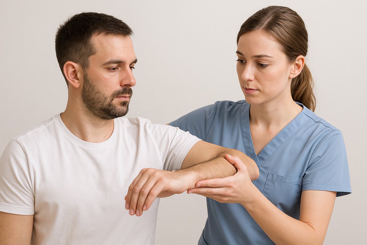 Did you know?🤔

Are physical examination tests useful in traumatic shoulders? 

Two simple tests ⤵️
👉Inability to abduct above 90° 
👉Weakness in external rotation 

= likelihood of rotator cuff tears 

= useful for decision making for obtaining scans

pubmed.ncbi.nlm.nih.gov/40462009/