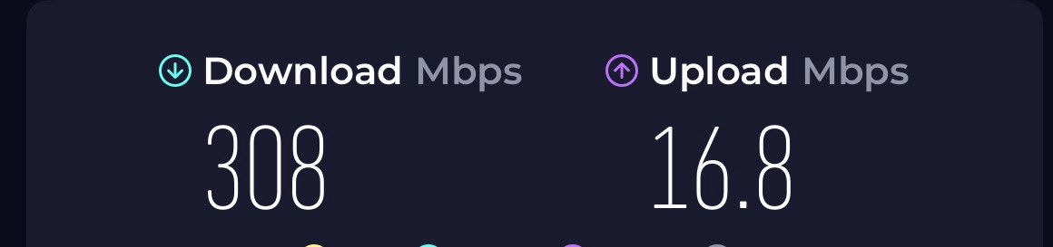 Installed <a href="/Starlink/">Starlink</a> at my Mums rural address last night. Huge difference over what she currently had.