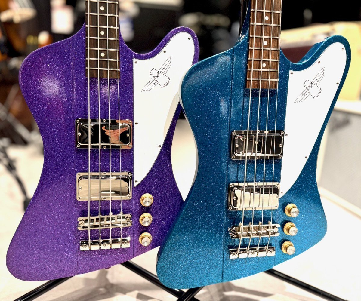 入荷情報】 #Epiphone Thunderbird '64 (Purple Sparkle / Blue