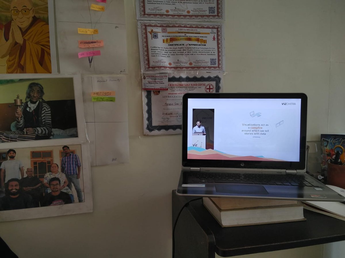 Catching <a href="/VizChitra/">VizChitra</a> from our #Dharamshala Office - all the best Team! <a href="/hasgeek/">Hasgeek</a>
