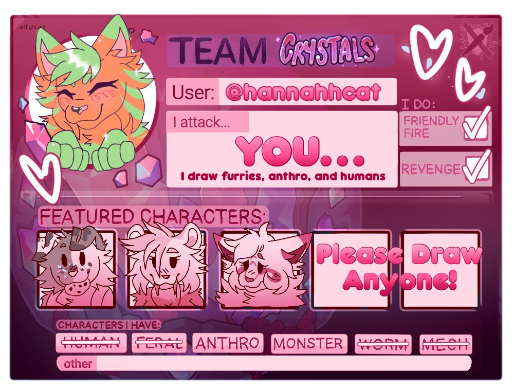 Fight me bro 
#artfight2025