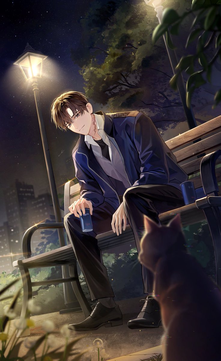 #괴담출근 
최요원과 고양이