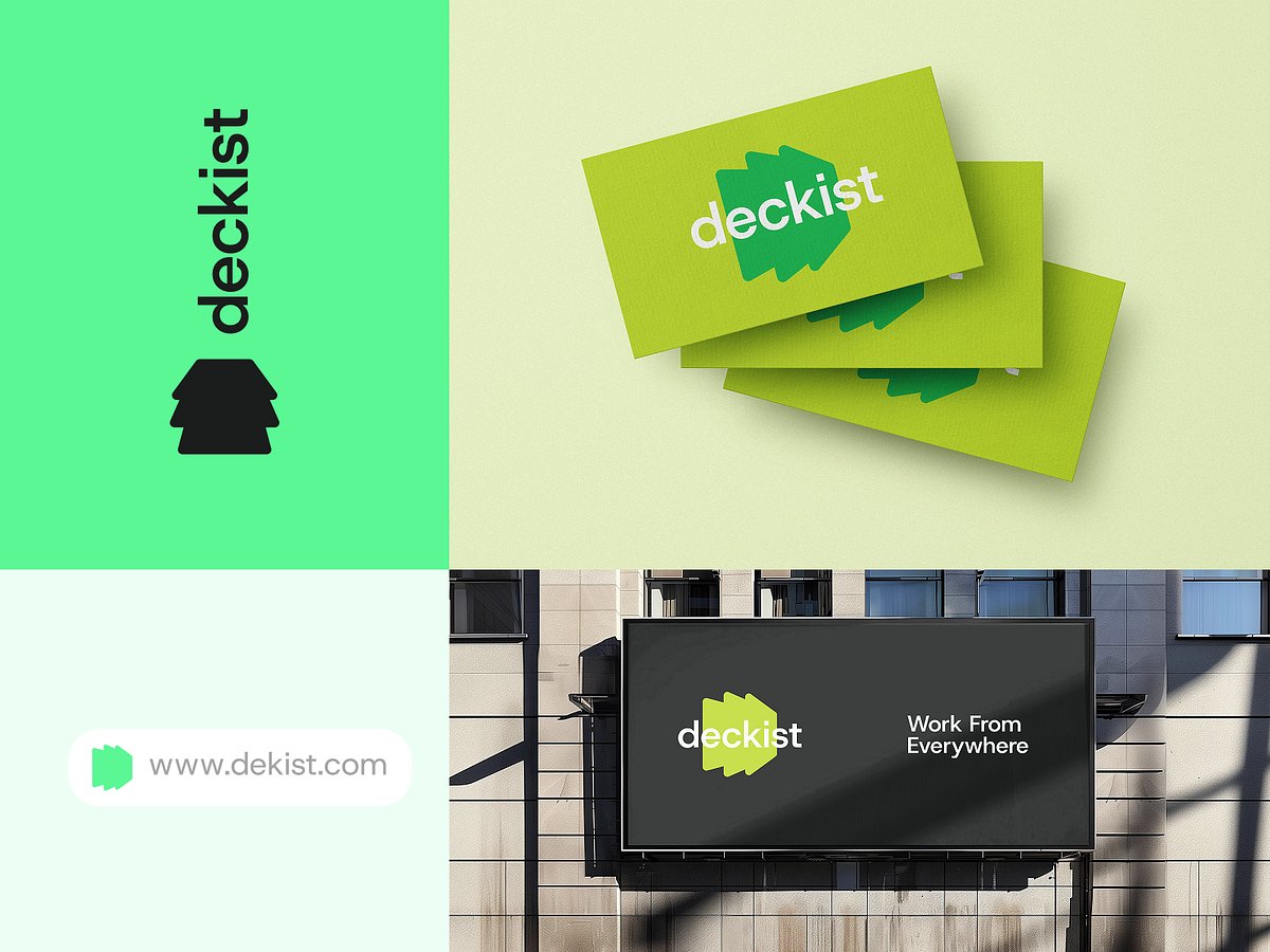 I loved the minimal visual identity design nowadays. Visual Design For "Deckist".  What part do you like the most?