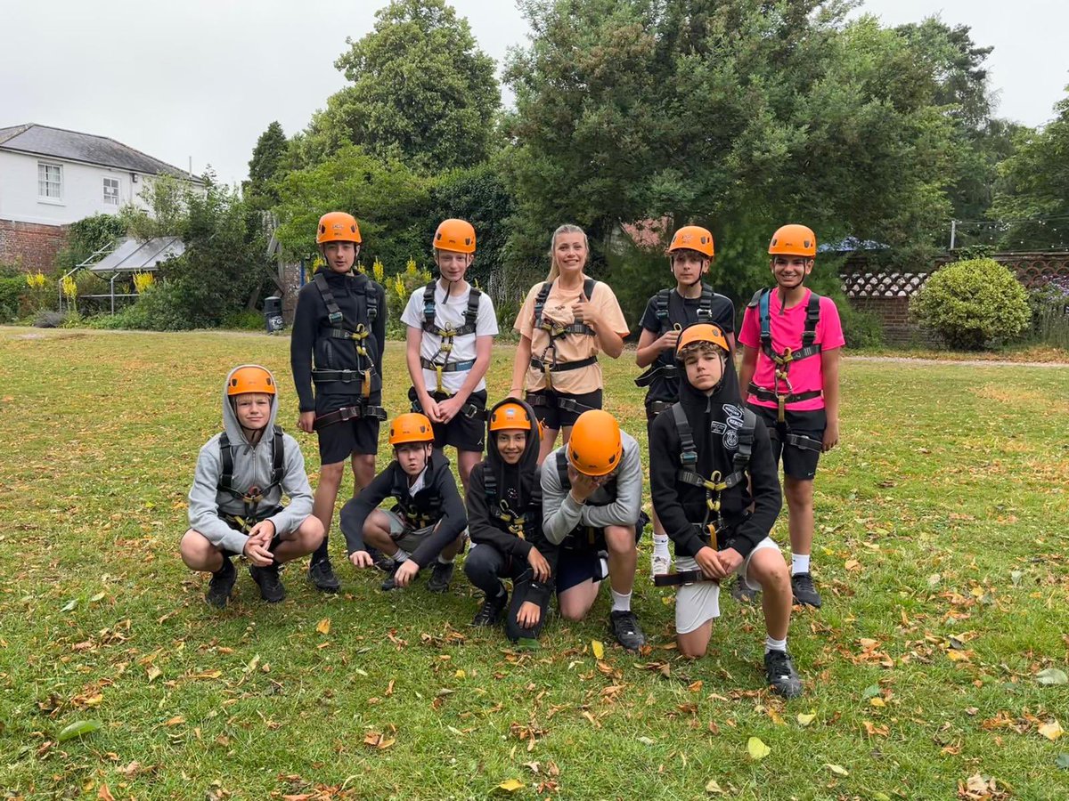 Harnessed up and halfway through our morning activities #BHPGL2025