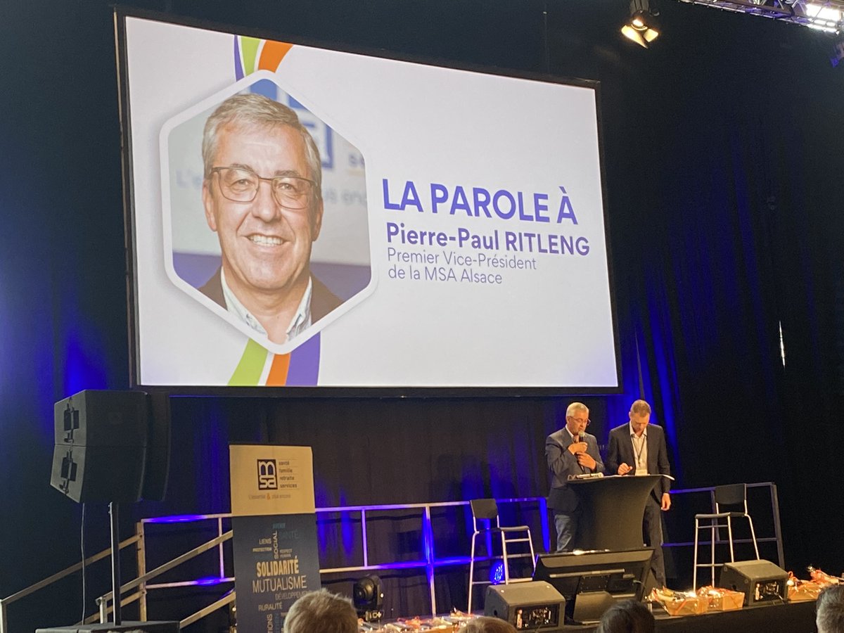 ➡️ 𝗔𝘀𝘀𝗲𝗺𝗯𝗹𝗲́𝗲 𝗚𝗲́𝗻𝗲́𝗿𝗮𝗹𝗲 𝟮𝟬𝟮𝟱 🎤

Au programme :
✅Bilan sur la mandature 2020-2025
✅Élections des membres du Conseil d'Administration de la MSA Alsace, ainsi que de notre futur Président

📸 En direct 👇

#AG2025 #MSA #ElectionsDeleguesMSA