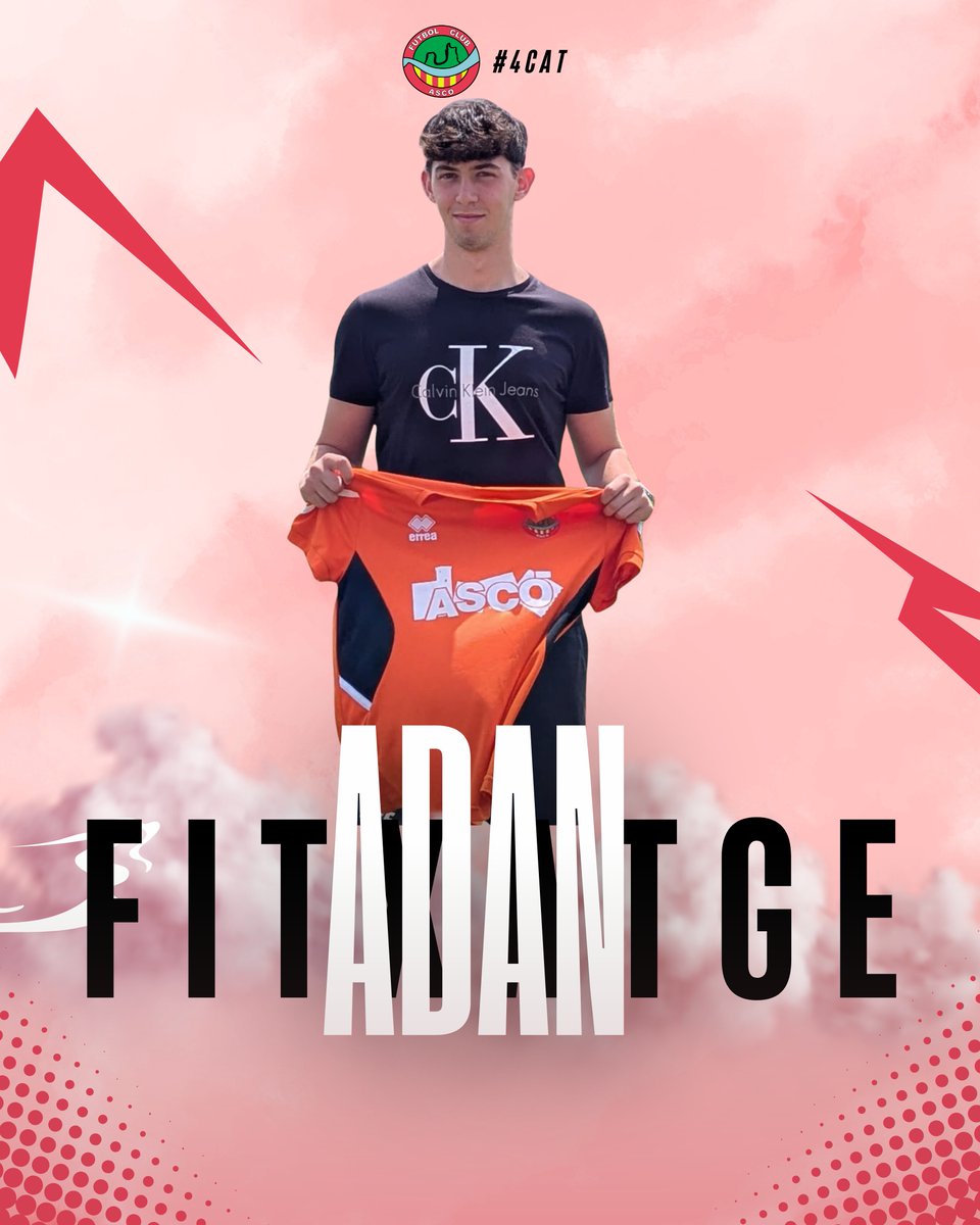 💥 𝗤𝗨𝗔𝗥𝗧𝗔 𝗖𝗔𝗧𝗔𝗟𝗔𝗡𝗔

✍️ Adan Fortuño és nou jugador del FC Ascó B!

💚 Un autèntic plaer que juguis al FC Ascó!

#4cat #FutbolCatalà