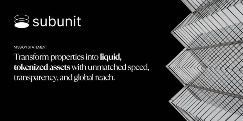 vicalking's tweet image. Let’s break it down:

🌍 Global Access – Own property anywhere

🧩 Fractional Ownership – Buy $10 worth of a property, not $100K.

💧 24/7 Liquidity – Trade anytime, on-chain.

💸 Passive Income – Earn rents &amp;amp; value gains, directly to your wallet.

#Subunit #SubunitSubvault