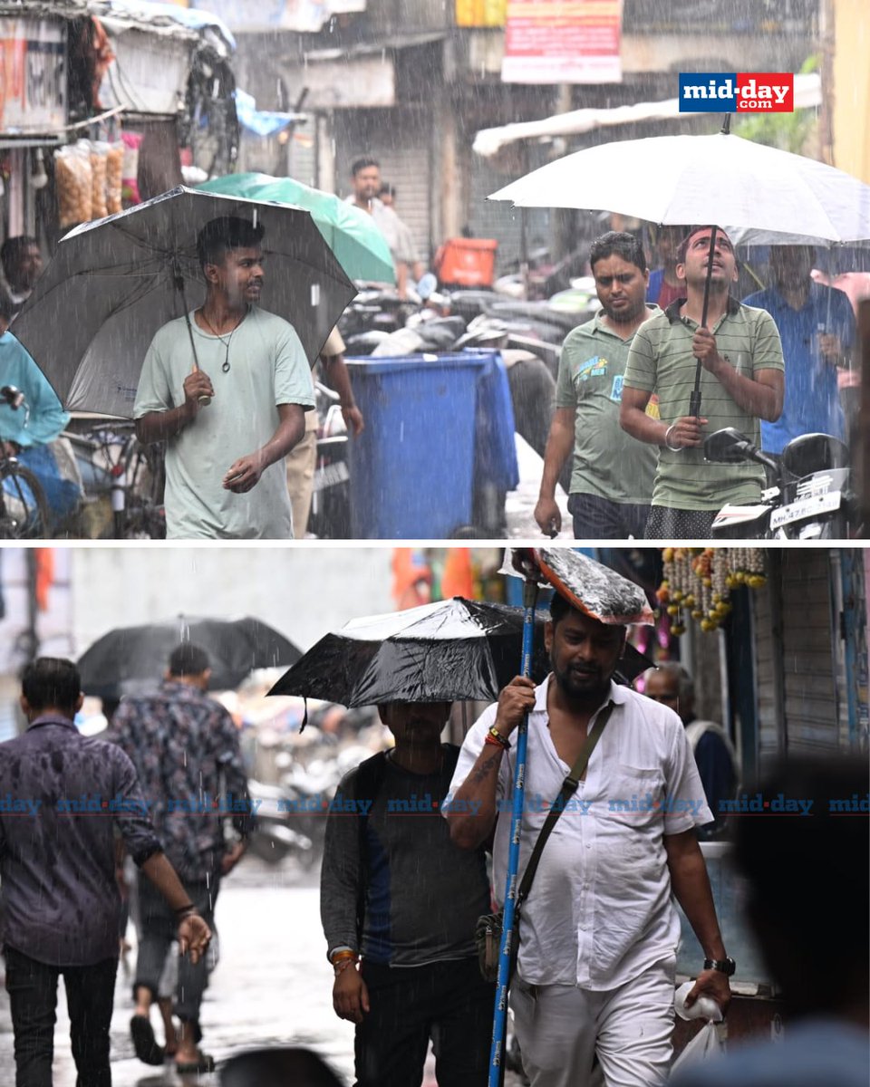Mid Day (@mid_day) on Twitter photo Pedestrians were seen walking through the rain on Bihari Tekdi Road in Poisar, Kandivali (East), as the city continued to witness intermittent monsoon showers.
PC: <a href="/satejss/">Satej Sharad Shinde</a>
#MumbaiRains #Mumbai #Monsoon2025 Pedestrians were seen walking through the rain on Bihari Tekdi Road in Poisar, Kandivali (East), as the city continued to witness intermittent monsoon showers.
PC: <a href="/satejss/">Satej Sharad Shinde</a>
#MumbaiRains #Mumbai #Monsoon2025