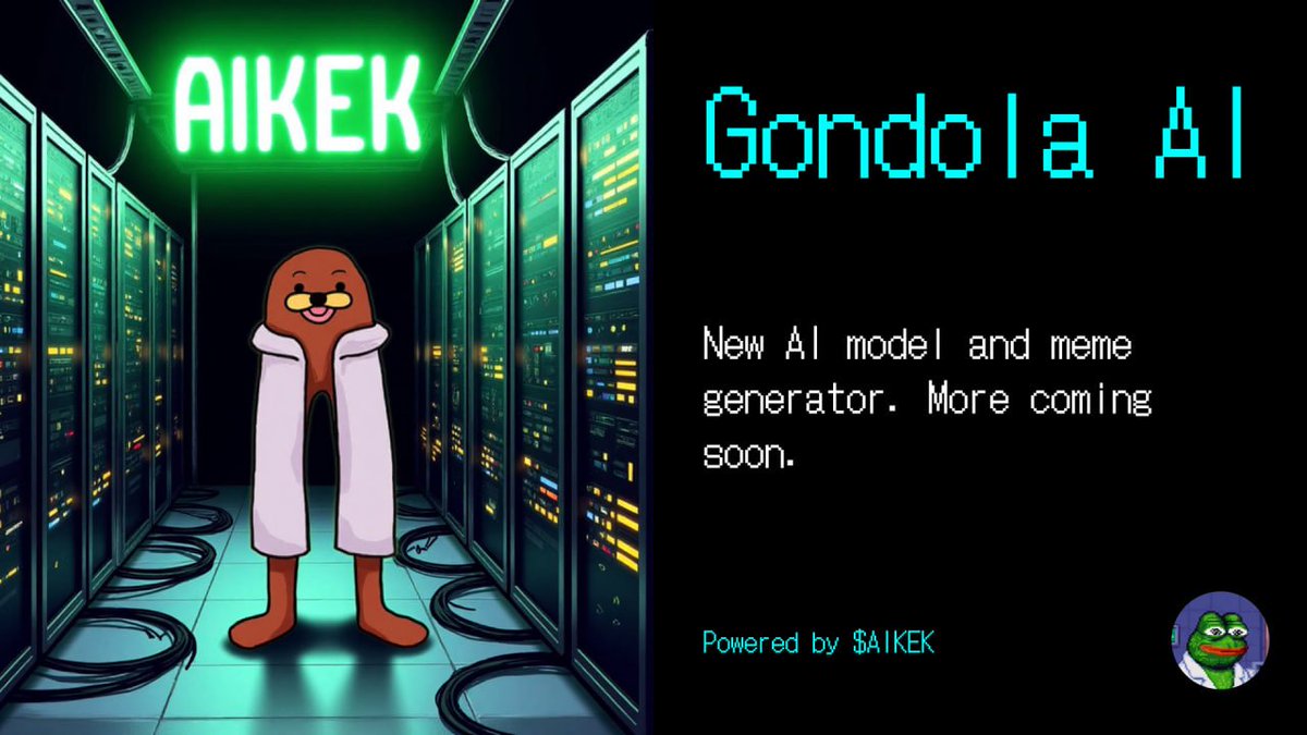 alphakek's tweet image. {Gondola joins AIKEK network}

meet AIKEK’s newest AI model. Gondola, a timeless meme born on Finland’s Ylilauta imageboard and quickly adopted by 4chan.

@GondolaCTO derived from Spurdo Spärde, but doesn’t speak Spurdish. actually, he doesn’t speak at all. he just walks…