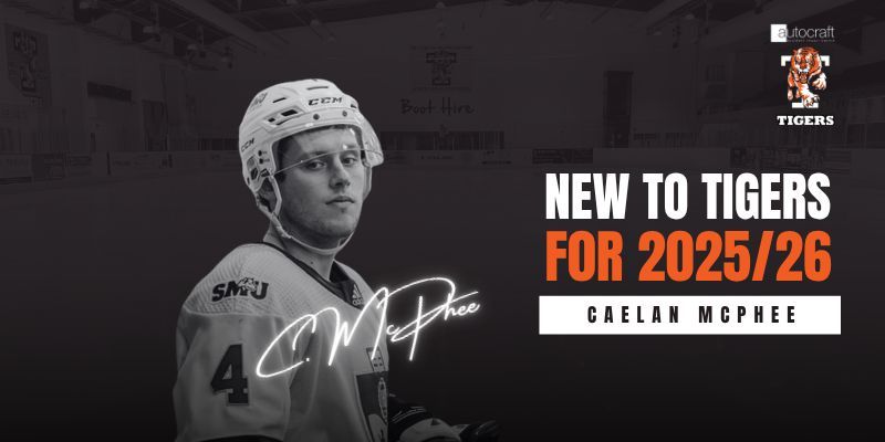𝟮𝟱/𝟮𝟲 𝗣𝗟𝗔𝗬𝗘𝗥 𝗦𝗜𝗚𝗡𝗜𝗡𝗚 ✍️ 

We're super excited to introduce you to our latest signing! Please give a warm welcome to Caelan McPhee 🔥👀 

🔗  buff.ly/3R79oJx 

#TelfordTigers | #OneClubTwoTeams