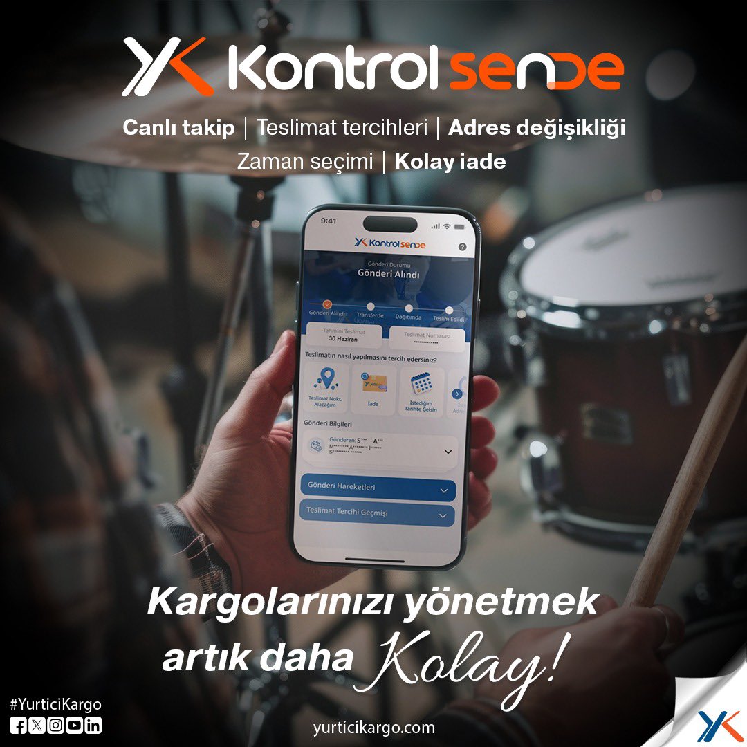 Yenilenen Kontrol Sende uygulamamız ile kargolarınızı yönetmek artık çok daha kolay 🚀

Kontrol sende hizmetimizi kullanan E-Ticaret sitelerinden alışveriş yaptığınızda kuryelerimizi yönlendirebilir, canlı takip yapabilir, teslim günü ve adresini kolaylıkla değiştirebilirsiniz.