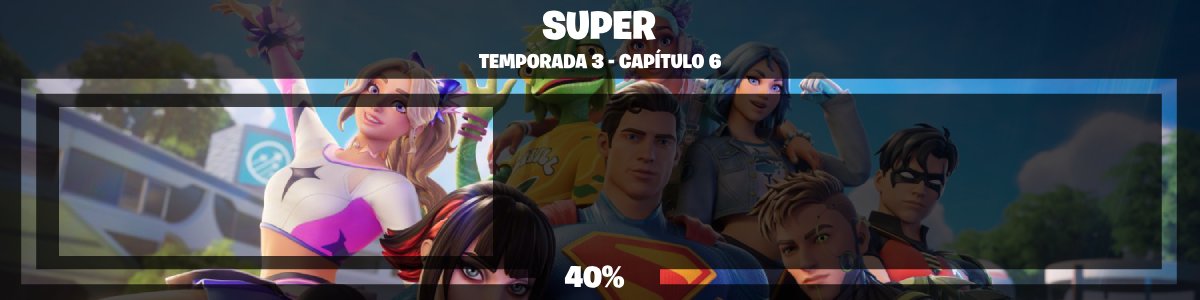 FNProgres's tweet photo. La Temporada Super está completa al 40% [36 días].

#Fortnite https://t.co/cp9MMv8XMu