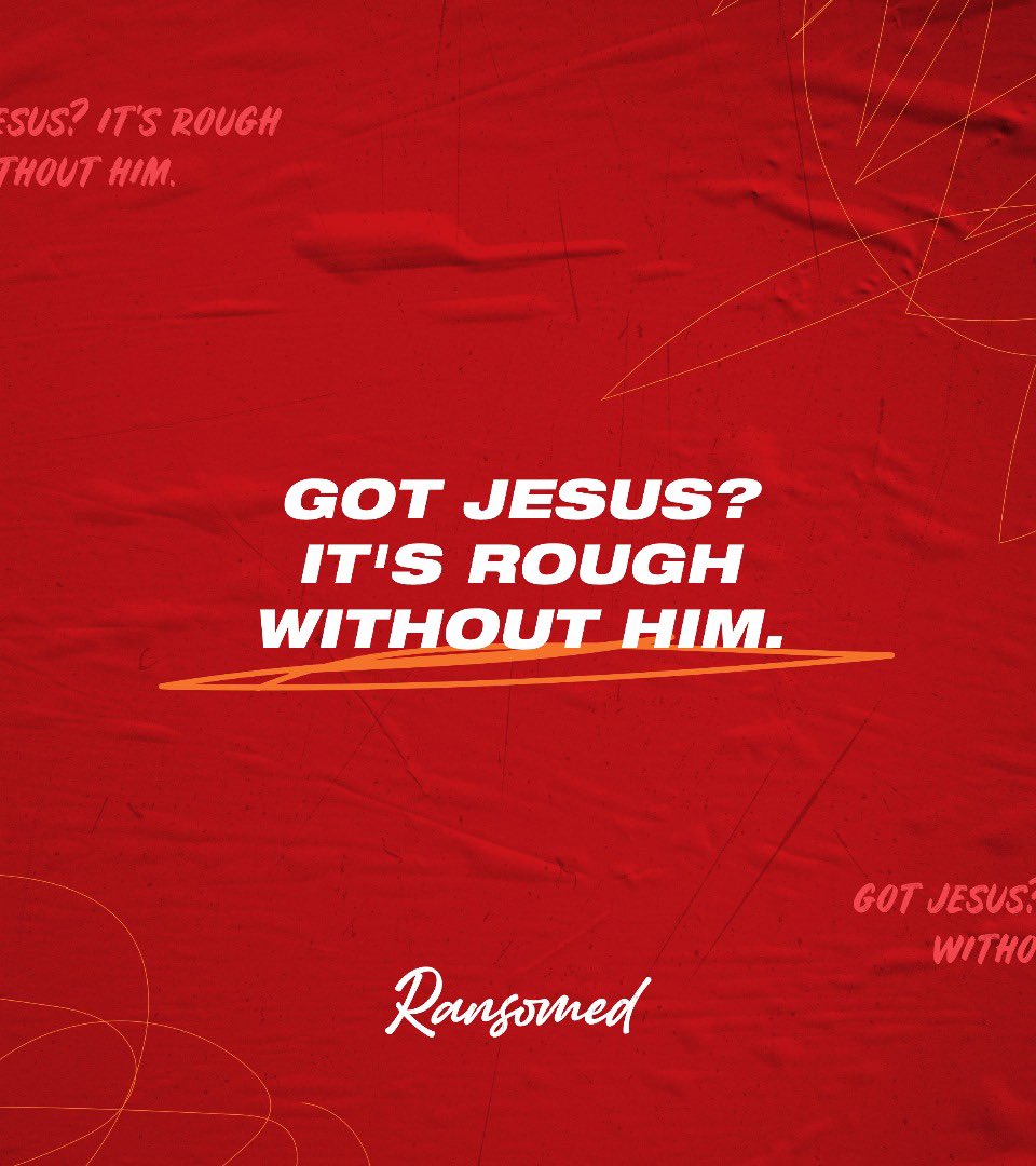 RansomedHouse's tweet photo. Life hits different when you’ve got Jesus. Without Him? It’s a rough ride. #GotJesus #Ransomed #FaithOverEverything https://t.co/rn6oCSPQ06