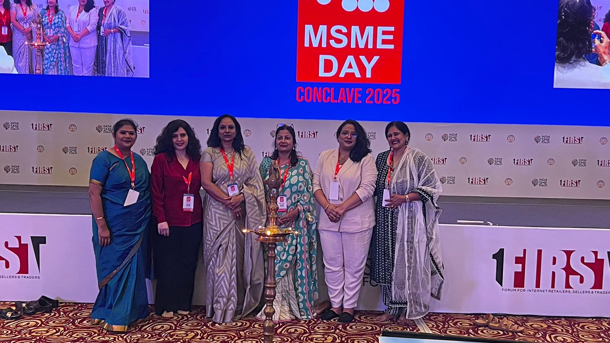 SMEForumIndia's tweet photo. Lamp Lighting ceremony at the MSME Day Conclave 2025 on the occasion of International MSME Day, June 27, New Delhi 

#MSMEDay2025 #indiasmeforum #MSMEConclave #internationalmsmeday #empoweringmsmes https://t.co/8G6w257OY6