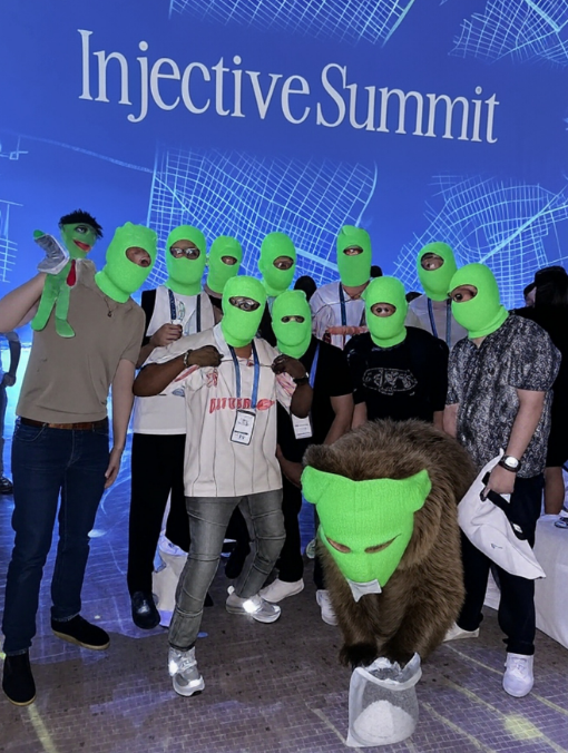 GM! Reporting live from injective summit, we are all Benny! $QUNT, $COKE, $INJ what can I help you with? Got a small bag right here 👊