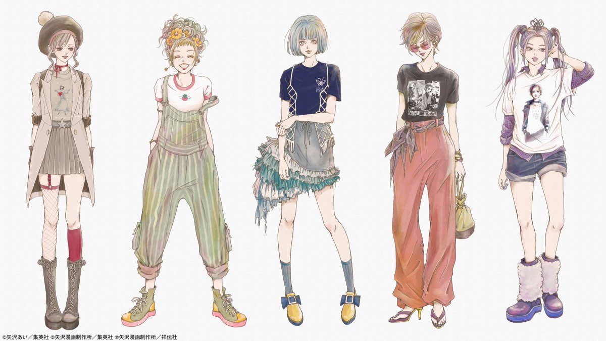 Uniqlo acaba de anunciar que la colección de camisetas de Ai Yazawa saldrá a la venta el 11 de julio. Además, de regalo, nos regalan esta preciosa ilustración de la autora en la que nos enseña diferentes maneras de vestir la colección.
