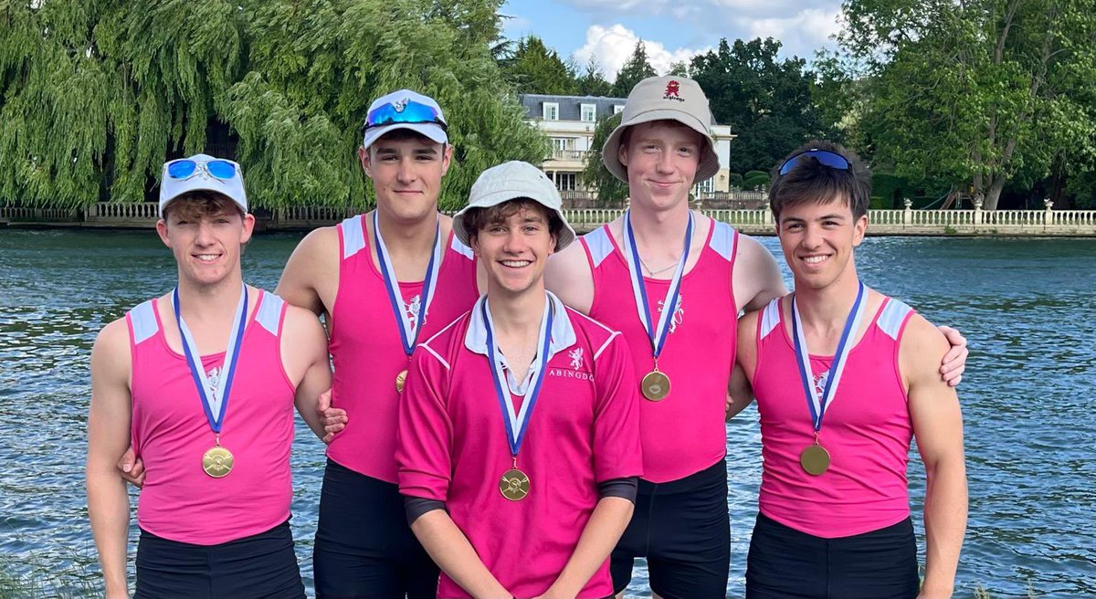 Very best of luck to our 2 <a href="/abingdonrowing/">Abingdon Rowing</a> crews at <a href="/HenleyRegatta/">Henley Royal Regatta</a> qualifying later today. Our 16s race in the Temple at 16.00 and IV+ in the PA at 18.57. Do come and cheer on both crews who have had terrific seasons already. <a href="/oldabingdonians/">Old Abingdonian Club</a> 

dftgz7dbeqc0e.cloudfront.net/2025/06/Crews-…