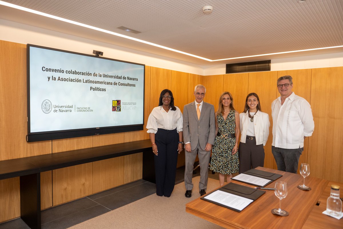 fcomunav's tweet image. 🤝Hemos firmado un convenio con la @AlacopLatam.
El objetivo del convenio es generar sinergias entre ambas instituciones y ampliar la colaboración entre los sectores profesionales de la comunicación política en España y Latinoamérica.
Leer noticia📰 unav.edu/noticias/-/con…