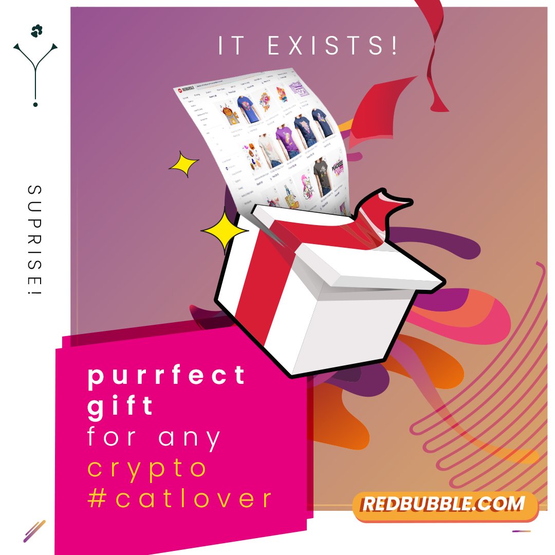 Yes, it’s real! The purrfect gift for any crypto #catlover is just a click away 🐾

Grab your fresh $PUSS T-shirt and show your feline pride 👉redbubble.com/people/PussTas…