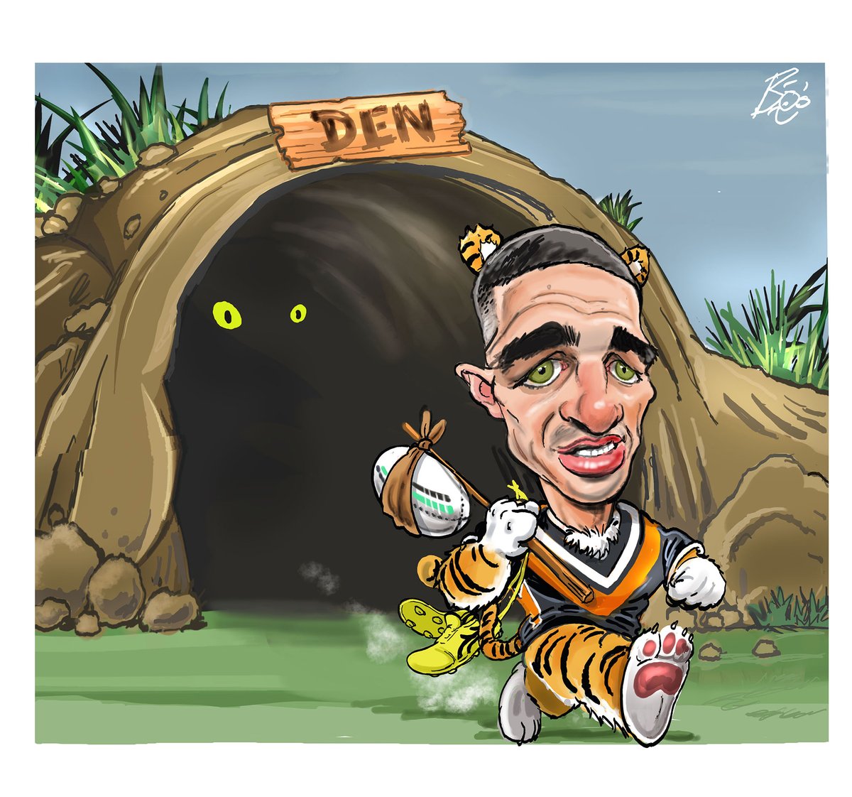 Scott Bailey (@boobaileytele) on Twitter photo TRAILS FROM TIGER TOWN. <a href="/WestsTigers/">Wests Tigers</a> star in the making, Tallyn De Silva looks be is headed for new pastures, following the club's decision to stick with skipper Api. My art for <a href="/brentread_7/">Brent Read</a> look at both sides of the argument <a href="/telegraph_sport/">Telegraph Sport</a> #nrlManlyTigers #weststigers TRAILS FROM TIGER TOWN. <a href="/WestsTigers/">Wests Tigers</a> star in the making, Tallyn De Silva looks be is headed for new pastures, following the club's decision to stick with skipper Api. My art for <a href="/brentread_7/">Brent Read</a> look at both sides of the argument <a href="/telegraph_sport/">Telegraph Sport</a> #nrlManlyTigers #weststigers
