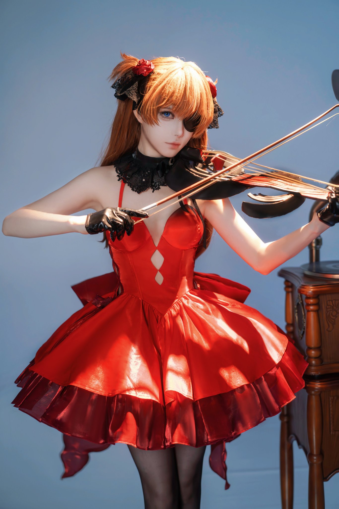 NIKKE×エヴァ 式波・アスカ・ラングレーWILLE 孤海の楽章 コスプレ衣装