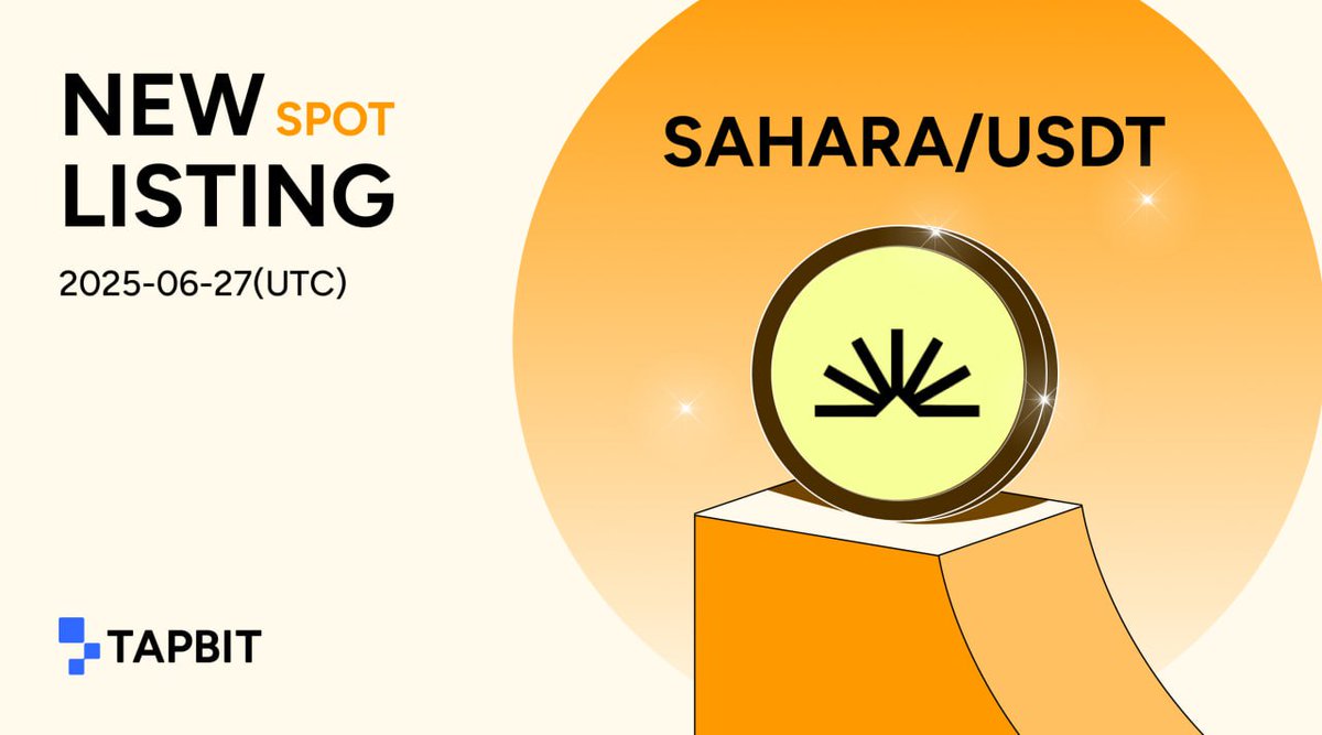 Tapbitglobal's tweet image. 🚀 Tapbit has officially listed Sahara AI (SAHARA) for Spot Trading!
Sahara AI 🔆 @SaharaLabsAI is building the first full-stack, AI-native blockchain — where anyone can build, contribute to, and monetize AI. An open, accessible future for AI starts here.
📈 Trading Pair:…