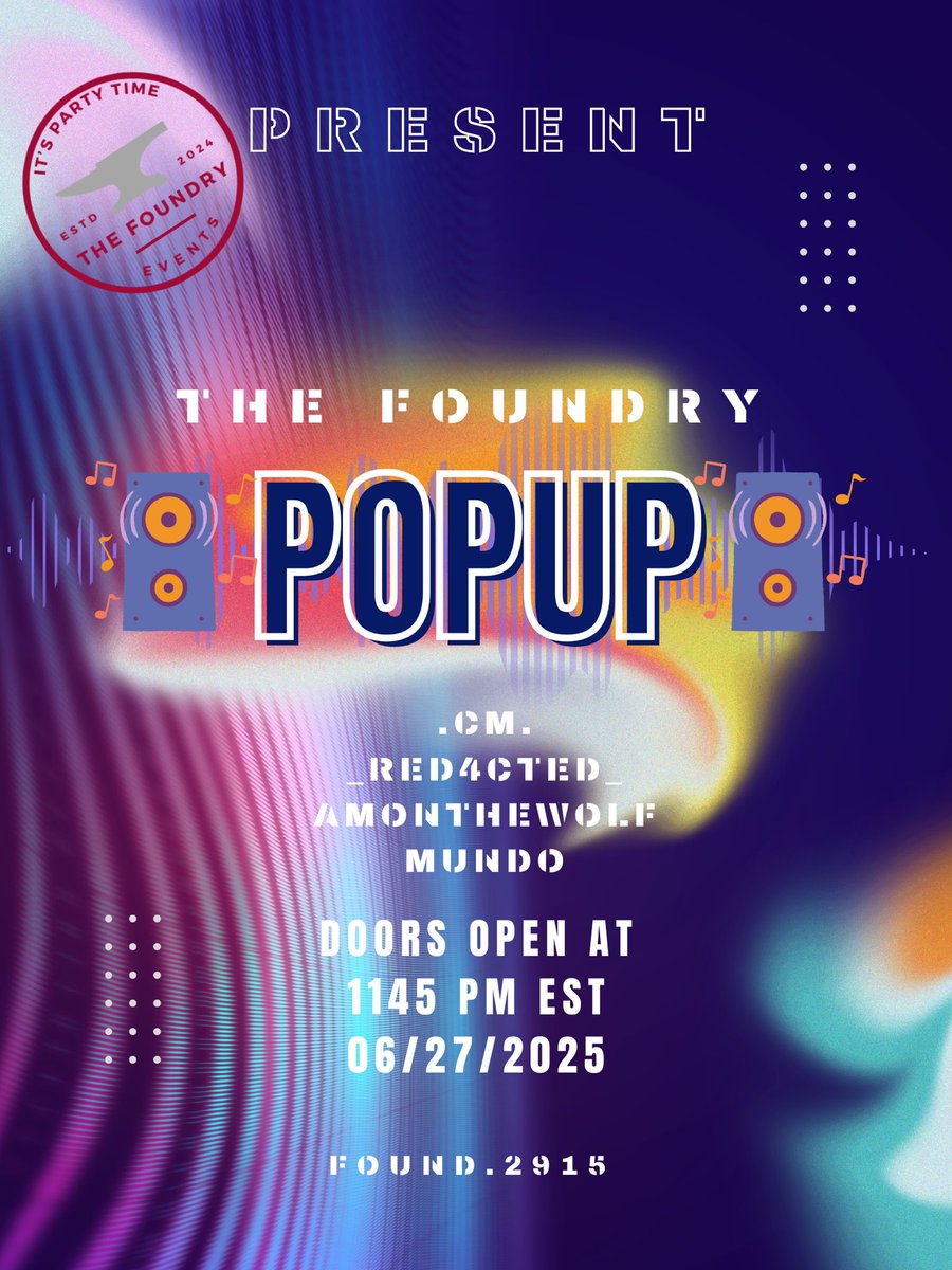 SteelWolfActual's tweet image. ITS THAT TIME AGAIN. WE DOING A EVENT!!! THIS IS A POP UP WITH 4 AMAZING DJS. I HOPE TO SEE YOU ALL AT THE EVENT. DOORS OPEN AT 1145PM EST.