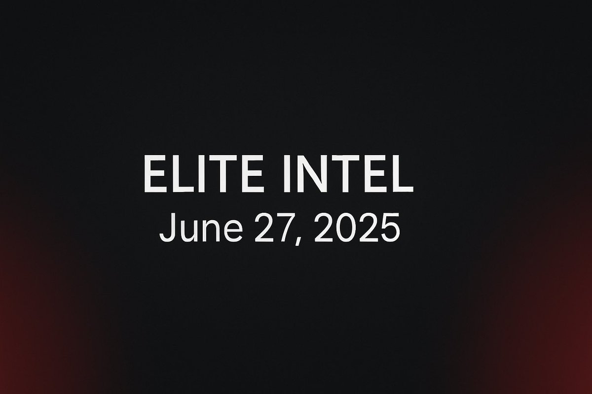 DiamondInvestX's tweet photo. 🧵 ELITE INTEL – June 27, 2025
Not your average news. Only global-level signals.
Only what moves capital. Only what the Drago reads.
#OnlyElite #DiamondInvestX https://t.co/fRES0ZKwx2