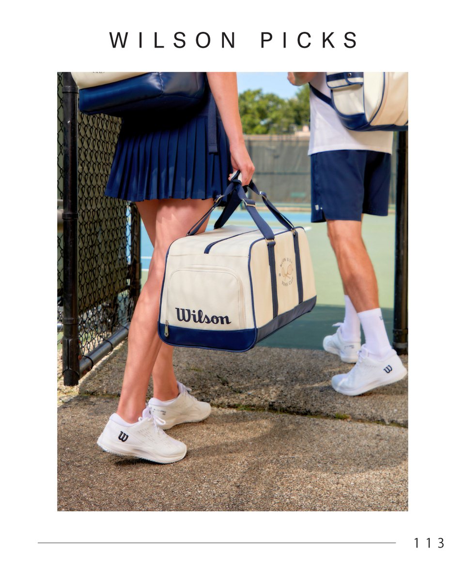 wilsontennisjp's tweet image. ウイルソンプロダクトを紹介する「Wilson Picks」

今回のPICKSは、ウイルソン110周年を記念したバッグ「HERITAGE 1914 DUFFLE」。
お時間のある時に。

#Wilsontennis
#ウイルソンテニス
#WilsonPicks