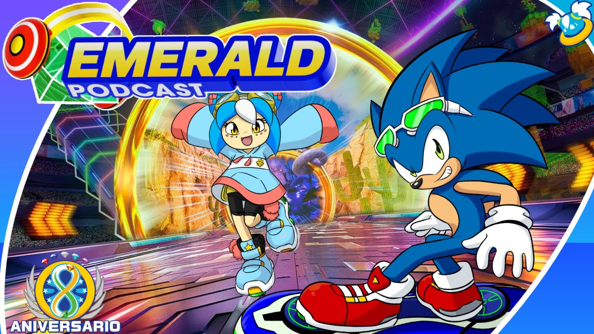 ¡Esta noche programa de Aniversario en #EmeraldPodcast!

💎youtube.com/live/4KlMqh_8a…

Estaremos charlando de la franquicia de Sonic y el próximo título de carreras, Sonic Racing: CrossWorlds.
¡Nos acompañan de invitados <a href="/Sonic_Sunset/">Sonic Sunset</a>, <a href="/RushingRattah/">Rushing Rattah</a>  y <a href="/ManyDubs/">Many~ ✨🔥</a>!
#Sonic #Sega